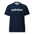 Basketball &God Navy Recycled Unisex Sports Jersey T-Shirt